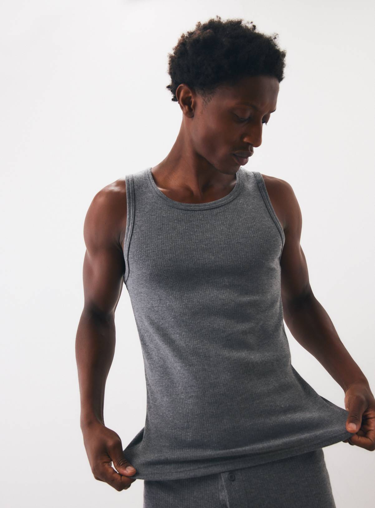 Black & Grey Thermal Vests 2-Pack XXL - Image 2